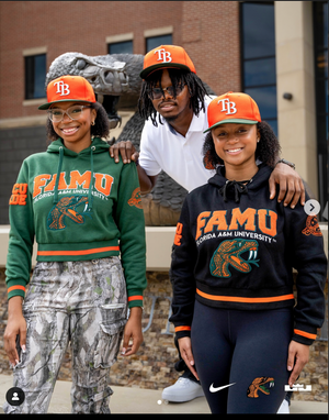 Florida A&M University | The FAMU Iconic WHITE Rattle Polo Shirt (a**