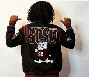 Pre Order ( Ship April 15th) SC State  | VARSITY JACKET Unisex (K)