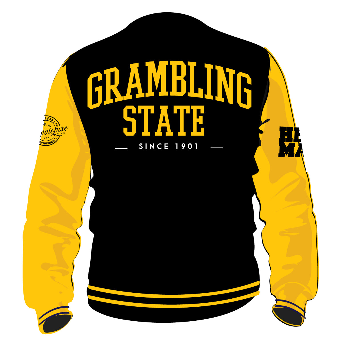 GRAMBLING STATE VARSITY SWEATSHIRTS Chenille Embroidery  | Unisex Fit