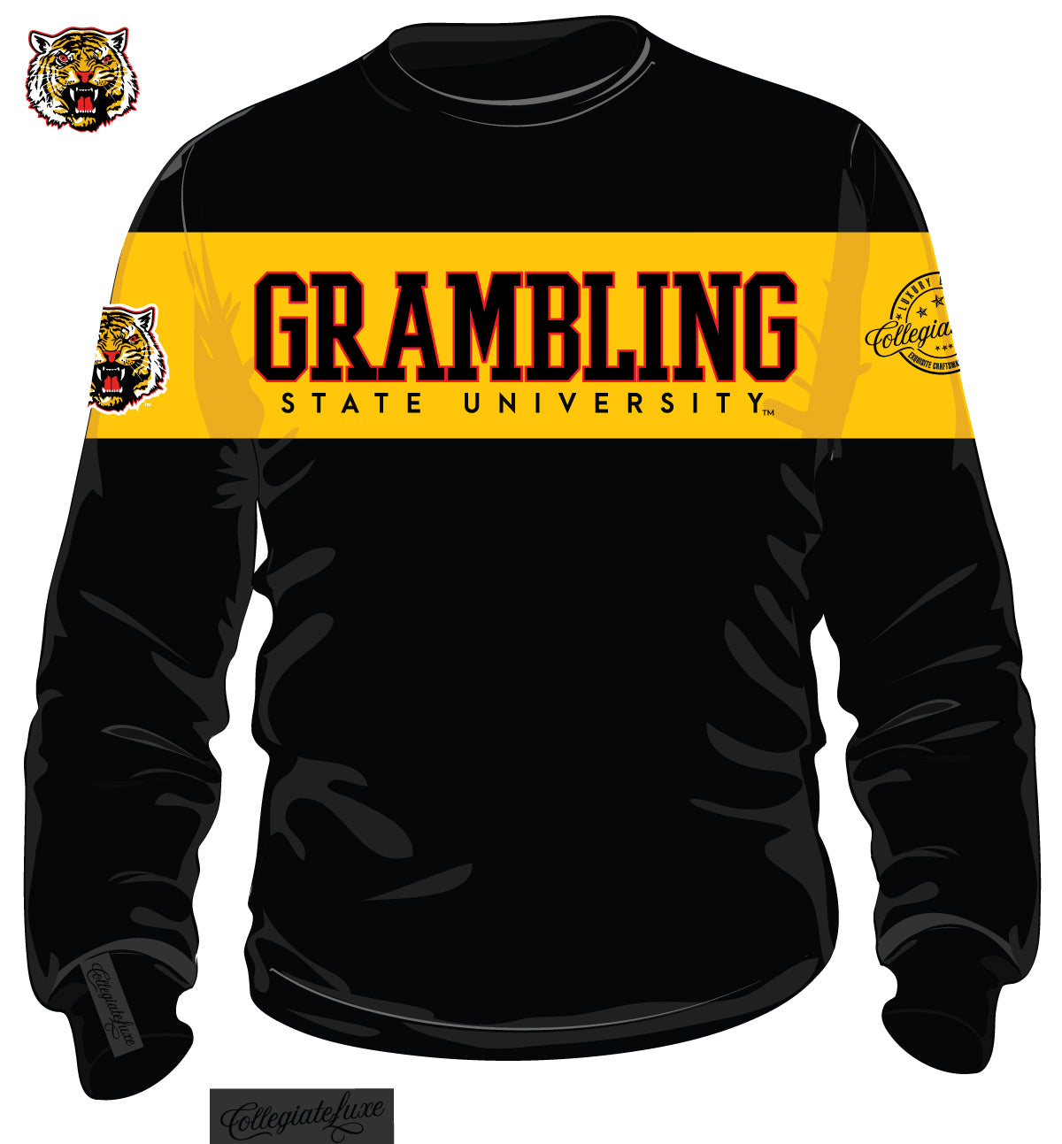Grambling State | GRAM 2 Tone Chenille Unisex Sweatshirt -aja