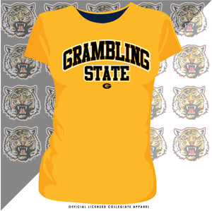 GRAMBLING STATE | GRAMBLING Arch Logo unisex Tees (Z)