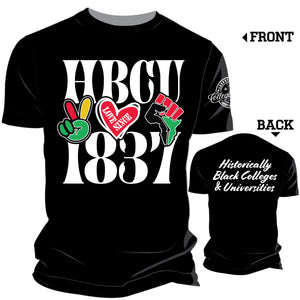 HBCU LOVE  | BLACK UNISEX TEES