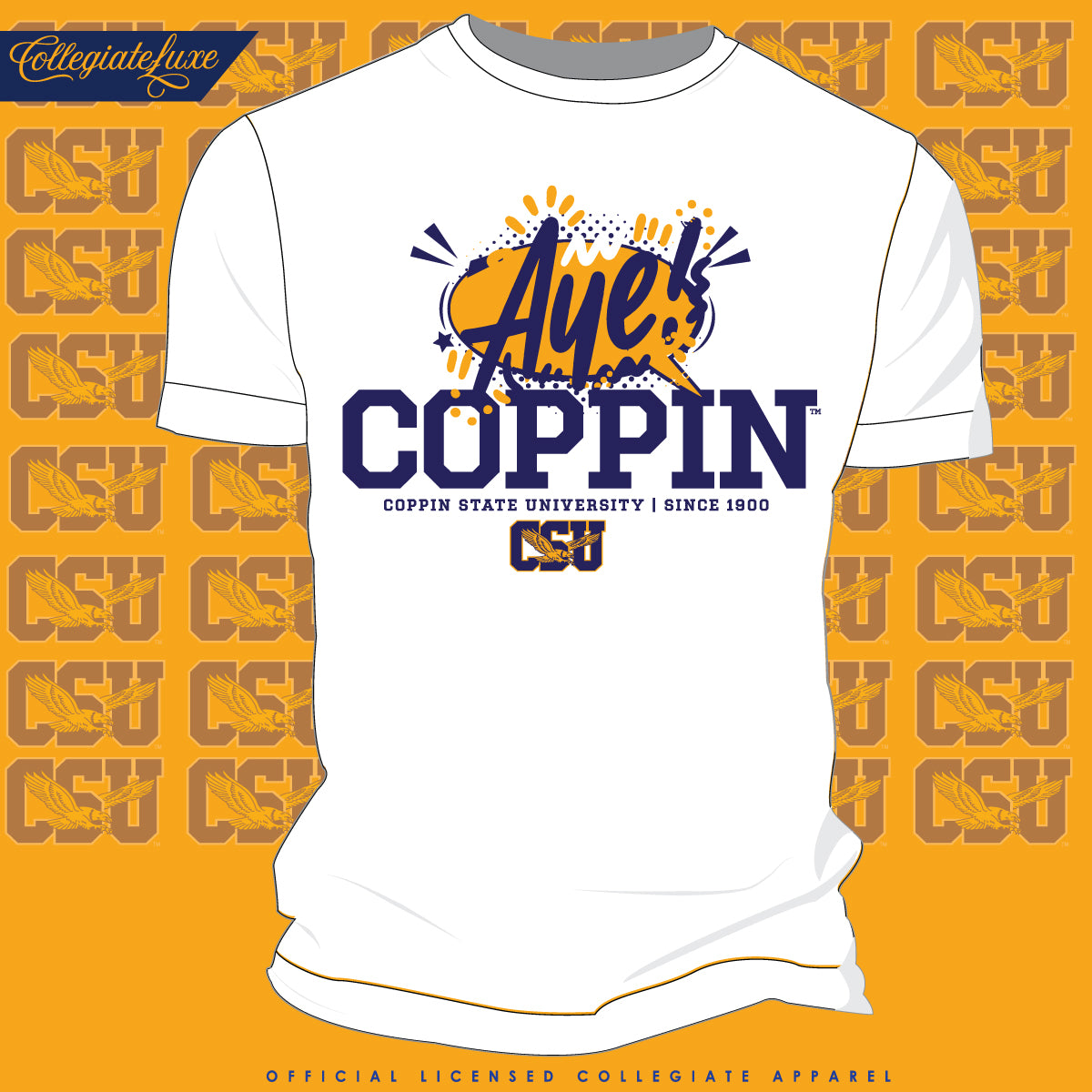 Coppin St. | AYE Coppin !!!  White Tees