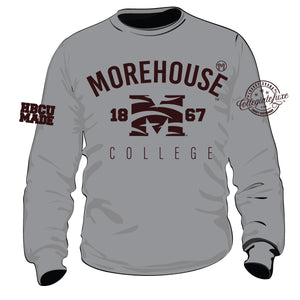 MOREHOUSE LOGO Chenille GRAY Unisex Sweatshirt