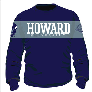 Howard Univ.  | 2 TONE (Chenille Embroidery) Unisex Sweatshirt