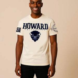 HOWARD Univ. | LOGO Chenille Cream Tees (a**