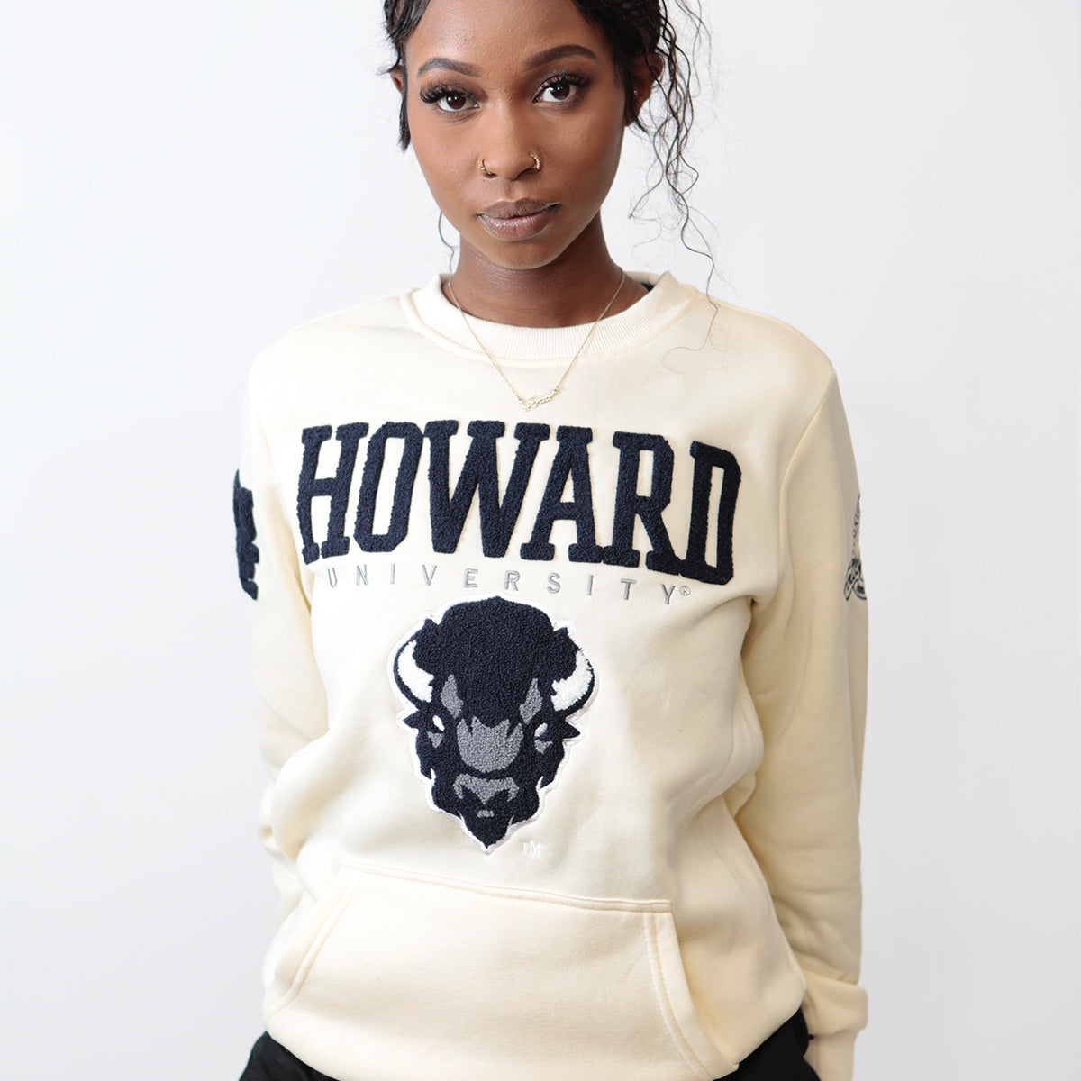 HOWARD Cream Chenille 23  | Unisex Sweatshirt  (aja)