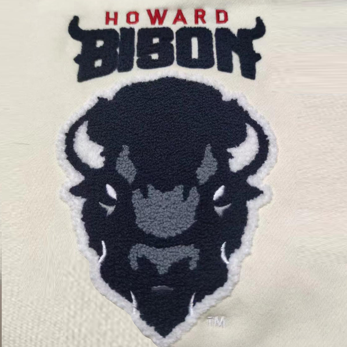 Pre Order ( Ship Sept 15) Howard University  | Cream  Chenille Flare Pants (