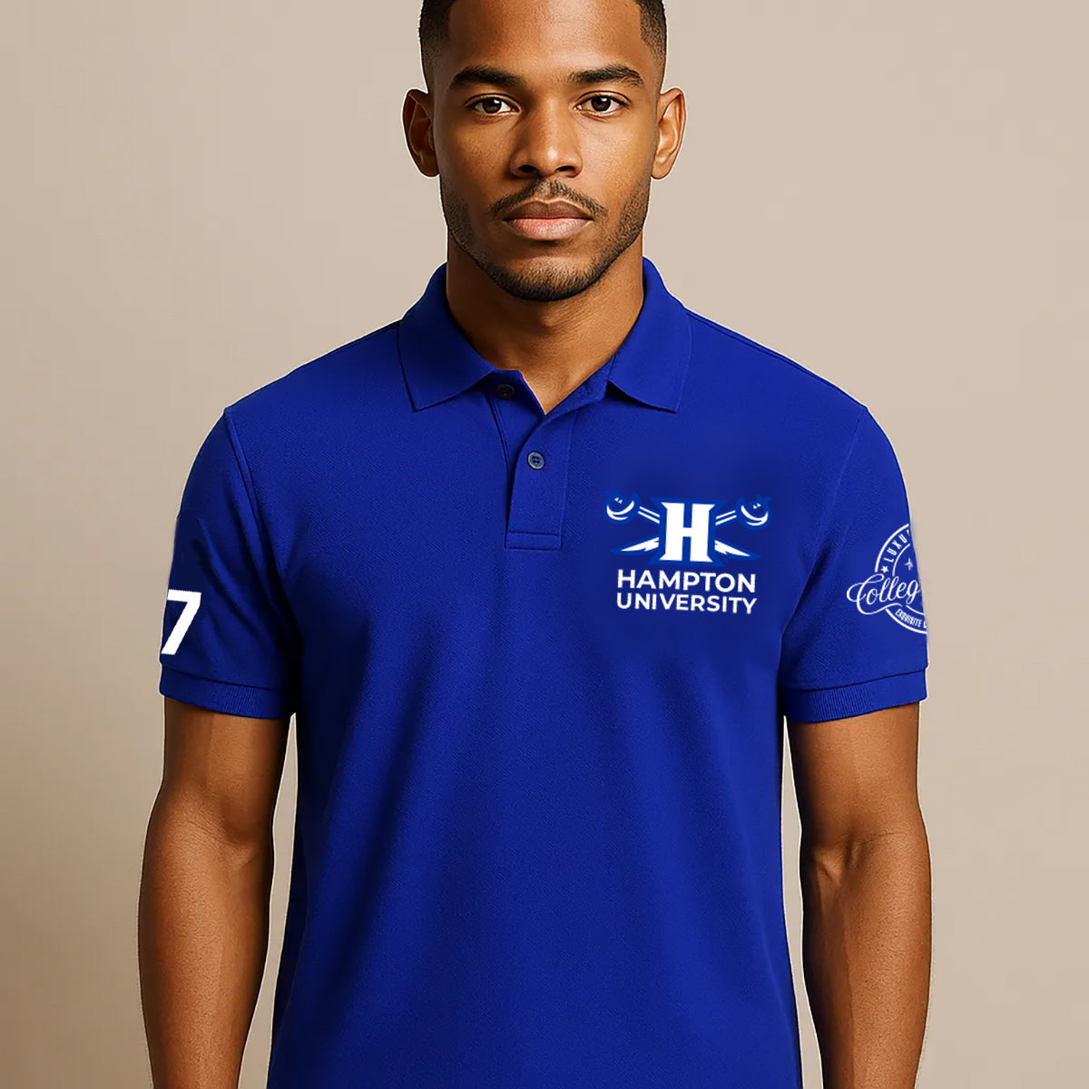 HAMPTON U | The Iconic Royal Polo Shirt (a**