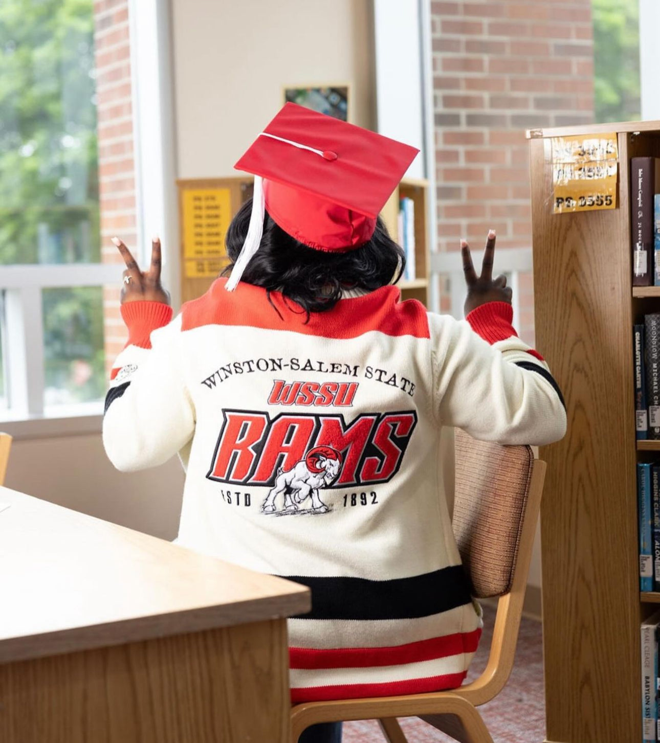 WSSU | Cardigan PEARLED IVORY