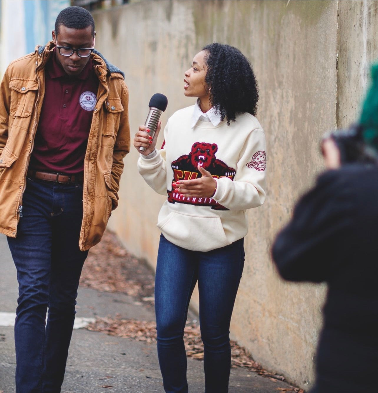 SHAW Univ | CIAA 2024 CREAM Chenille Sweatshirt -aja