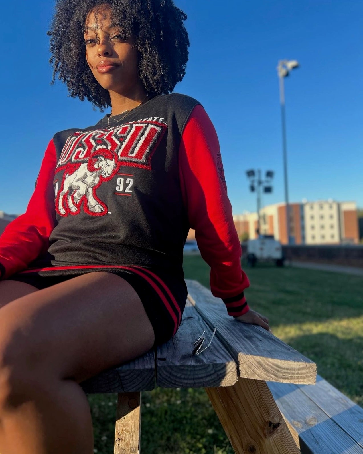 WSSU VARSITY SWEATSHIRTS Chenille & Embroidery  | Unisex Fit- aja