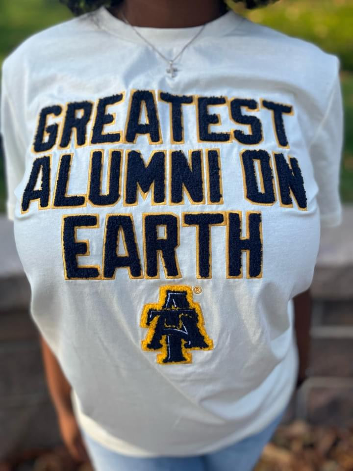 THE GREATEST ALUMNI ON EARTH | CREAM Chenille Unisex Tees (a**