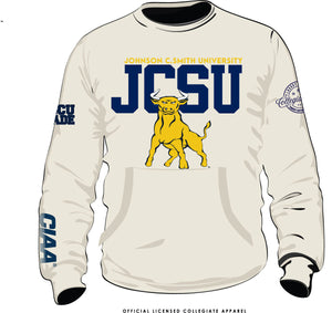 Johnson C Smith | JCSU Cream Chenille   |  Unisex Sweatshirt