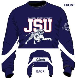 Pre Order ( Ship Sept 15) Jackson State  | NVY Chenille Flex Crop