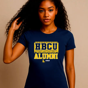 JCSU | 90S ALUMNI Navy Ladies Tee (DK)