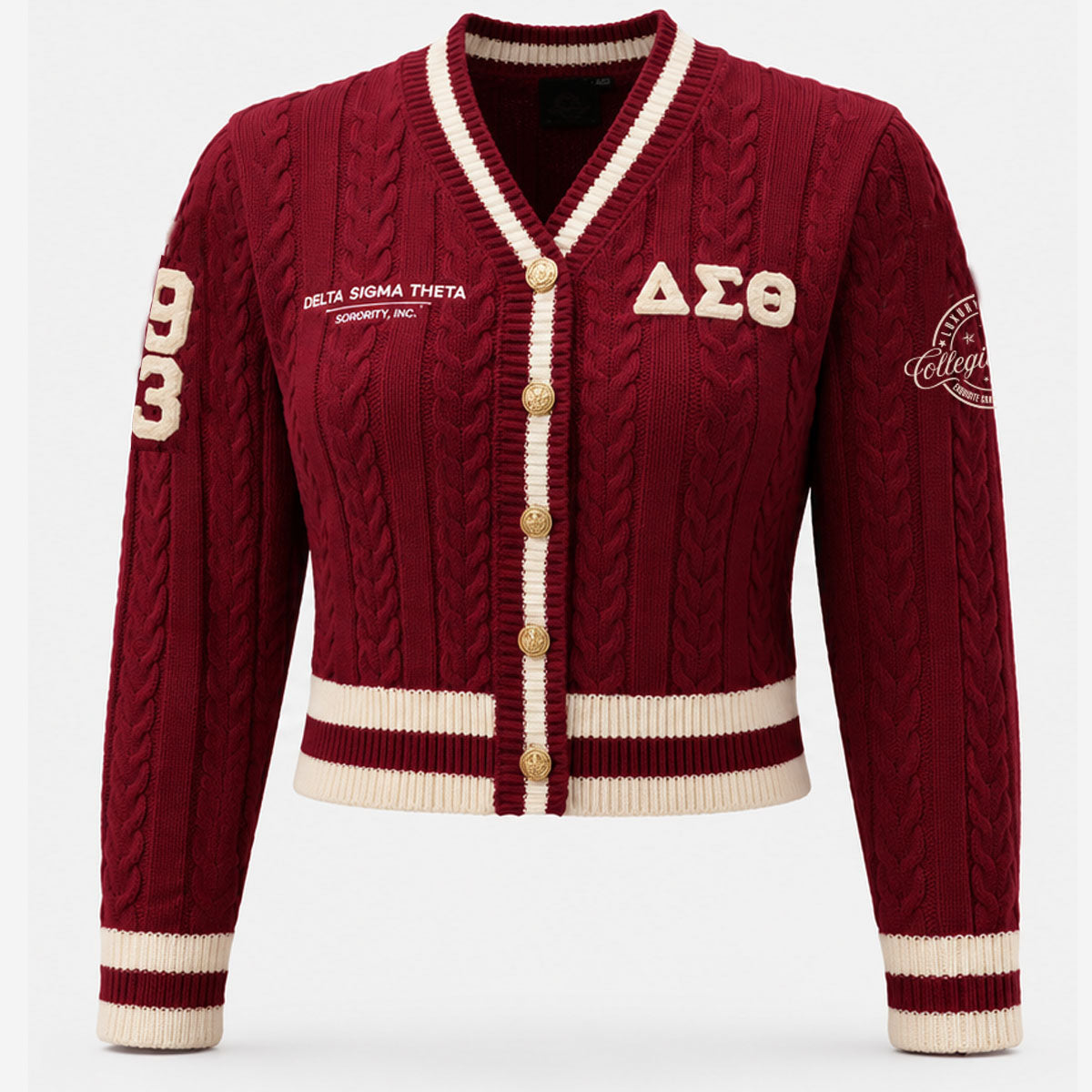Delta | DST Crimson - Crop Cardigan (aja** – collegiateluxe
