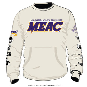 MEAC CHAMPS |  CREAM Chenille Unisex Sweatshirt