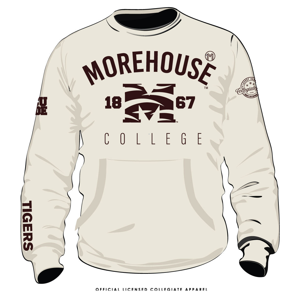 MOREHOUSE  | Chenille 23 ARCH Cream  Unisex Sweatshirt (aja)