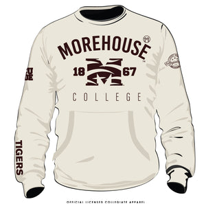 MOREHOUSE  | Chenille 23 ARCH Cream  Unisex Sweatshirt (aja)