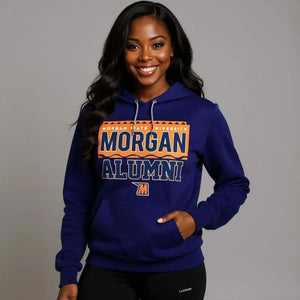 Morgan State | 90s Alumni Navy Unisex Hoodie (**)