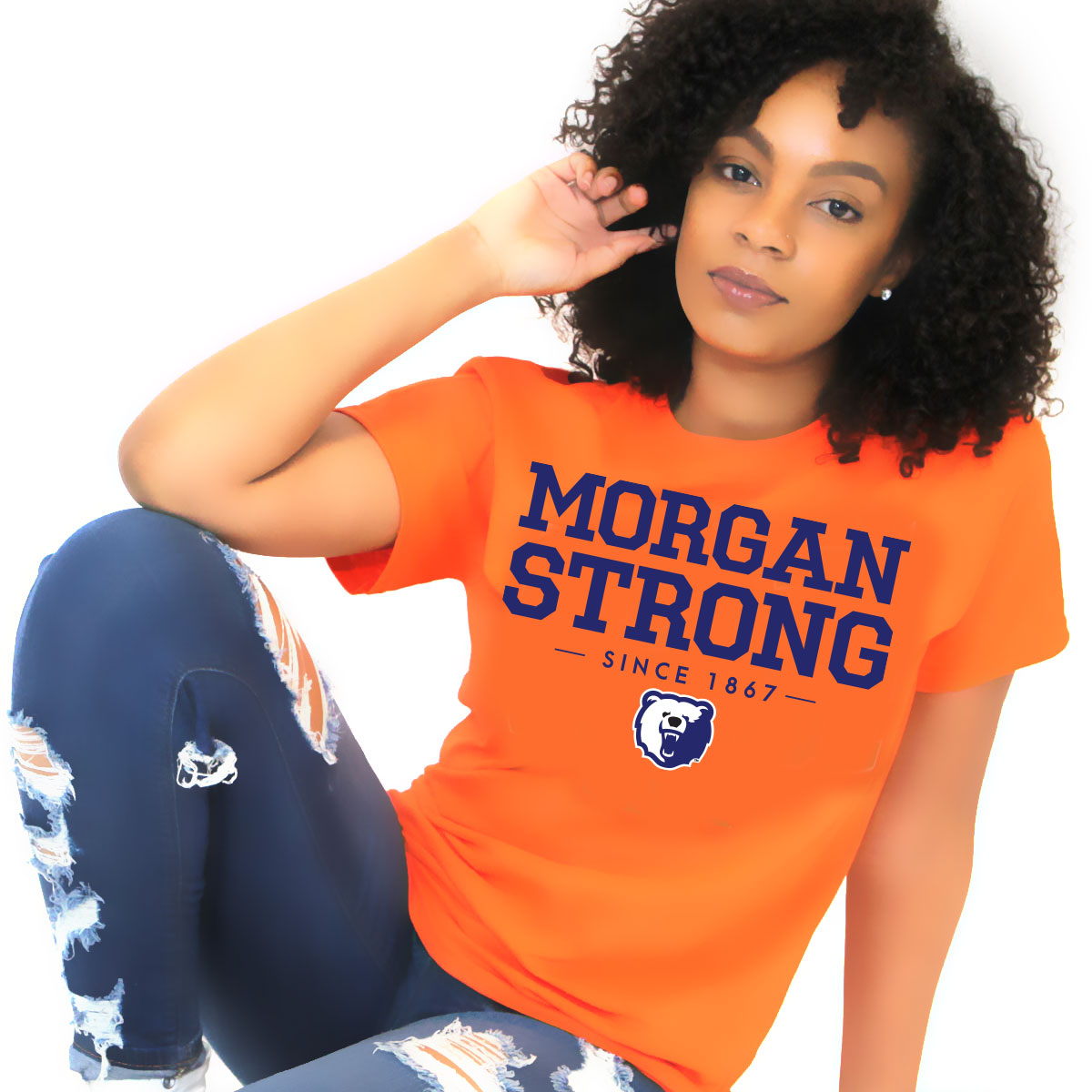 MORGAN STRONG | ORANGE  UNISEX Tees