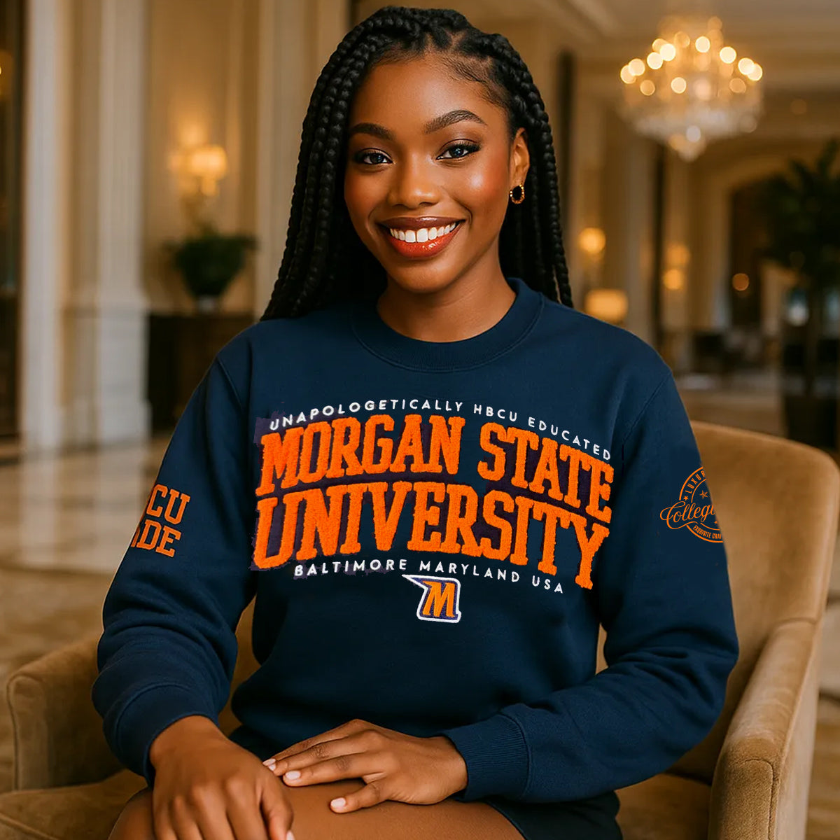 Morgan State  | EDU Chenille Sweatshirt (a**