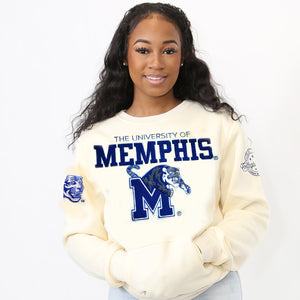 MEMPHIS  | Chenille CREAM Unisex Sweatshirt