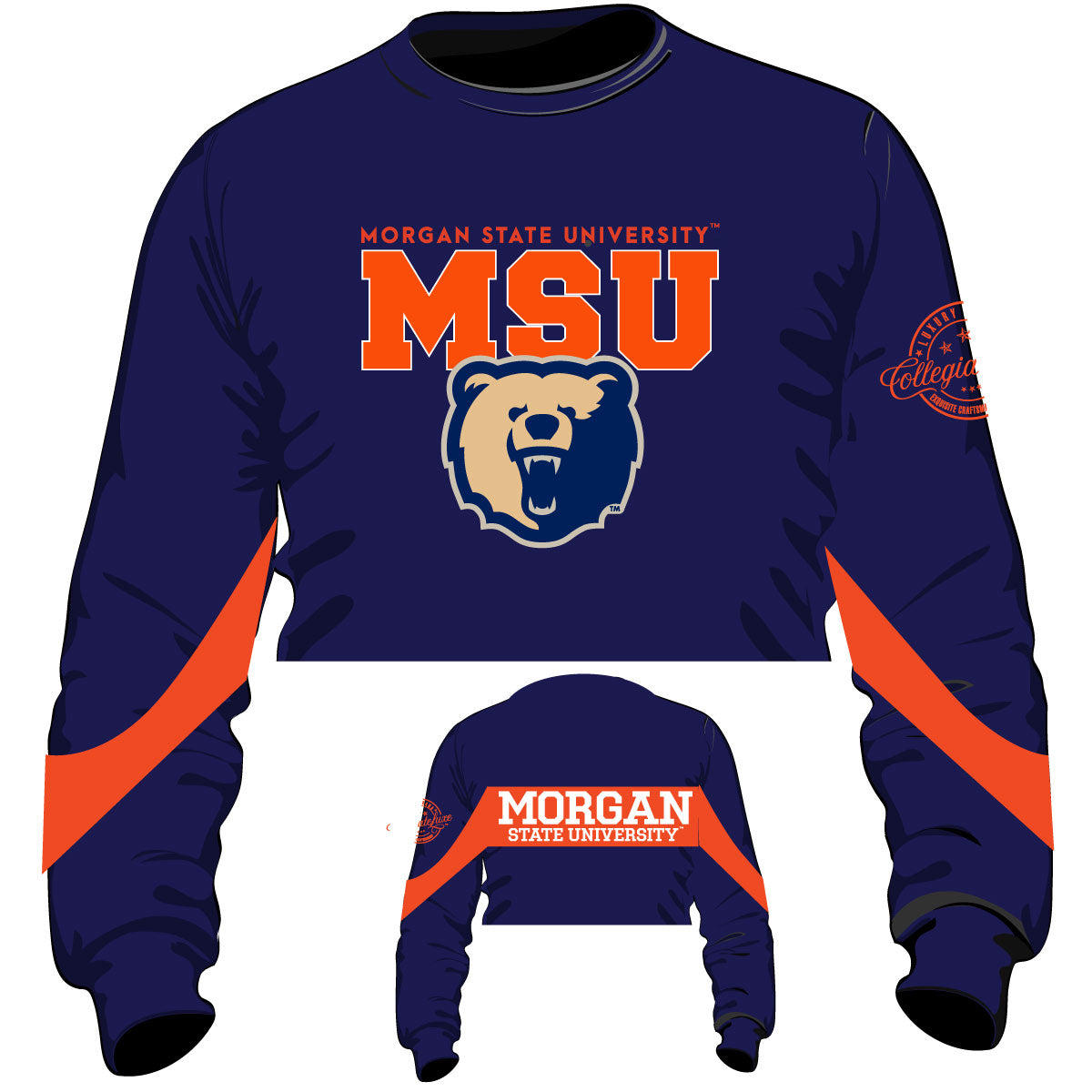 Morgan State  | Chenille Flex CROP  (a**
