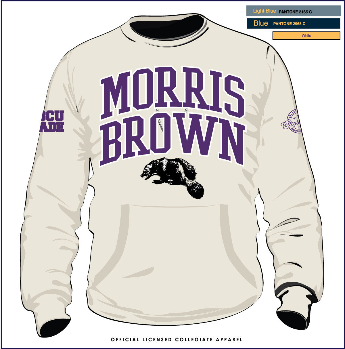 Morris Brown | Cream Chenille  | Unisex Sweatshirt