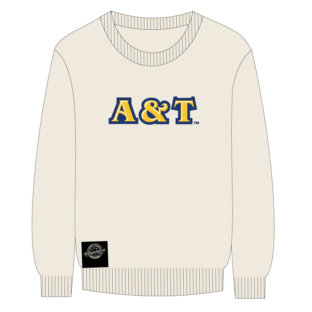 NC A&T SU PEARLED IVORY Sweater