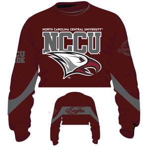 Pre Order ( Ship Sept 15) NCCU | Chenille Flex Crop (a**