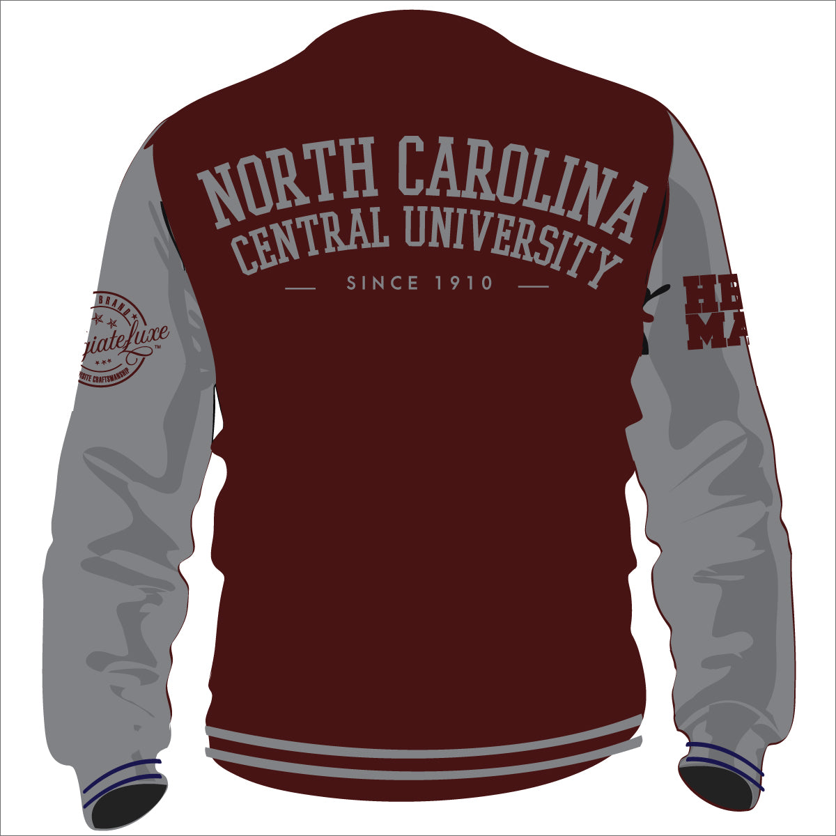 NCCU VARSITY SWEATSHIRTS Chenille Embroidery  | Unisex Fit