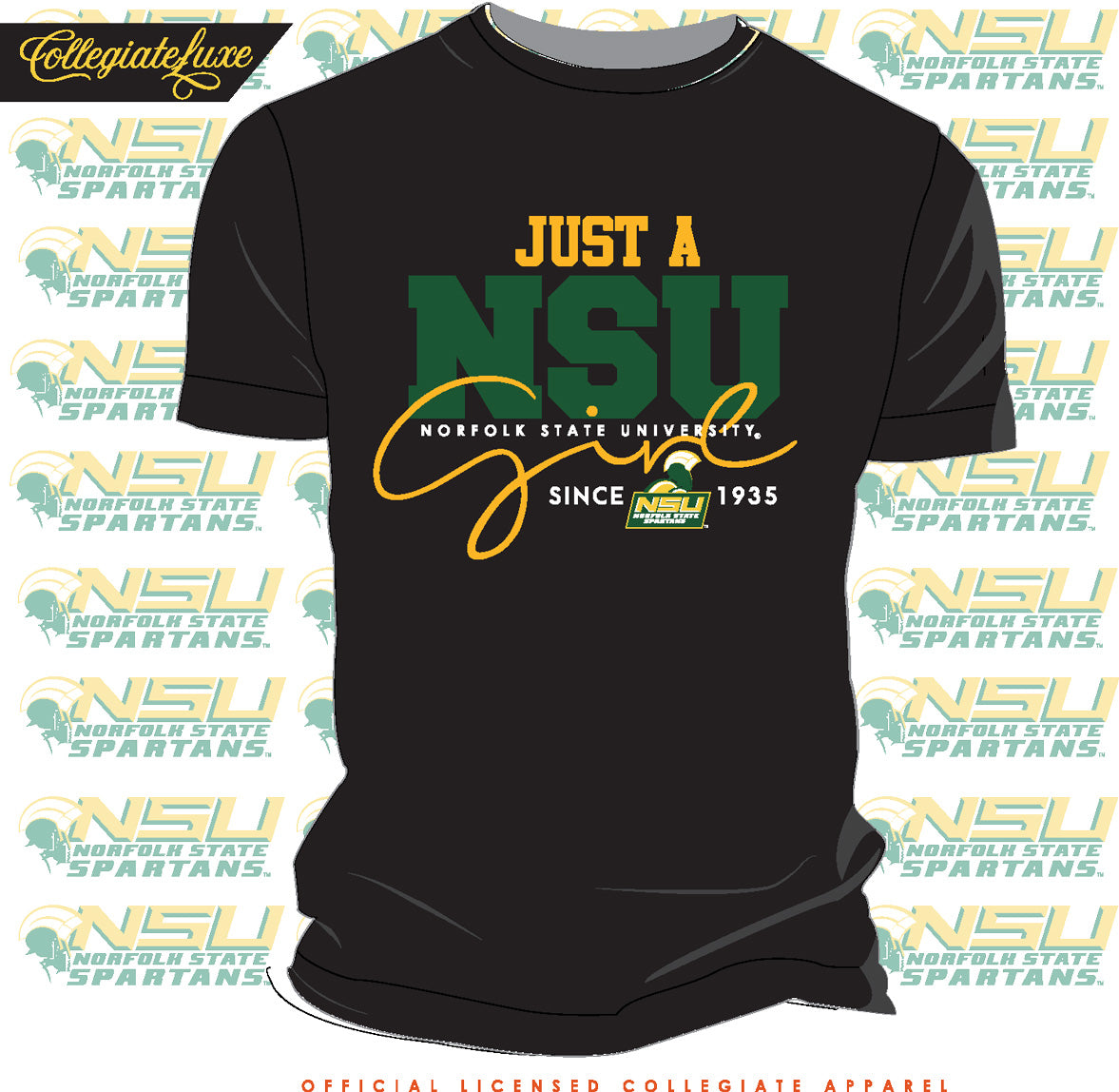 NORFOLK ST. | Just A Girl Black Unisex Tees (**)