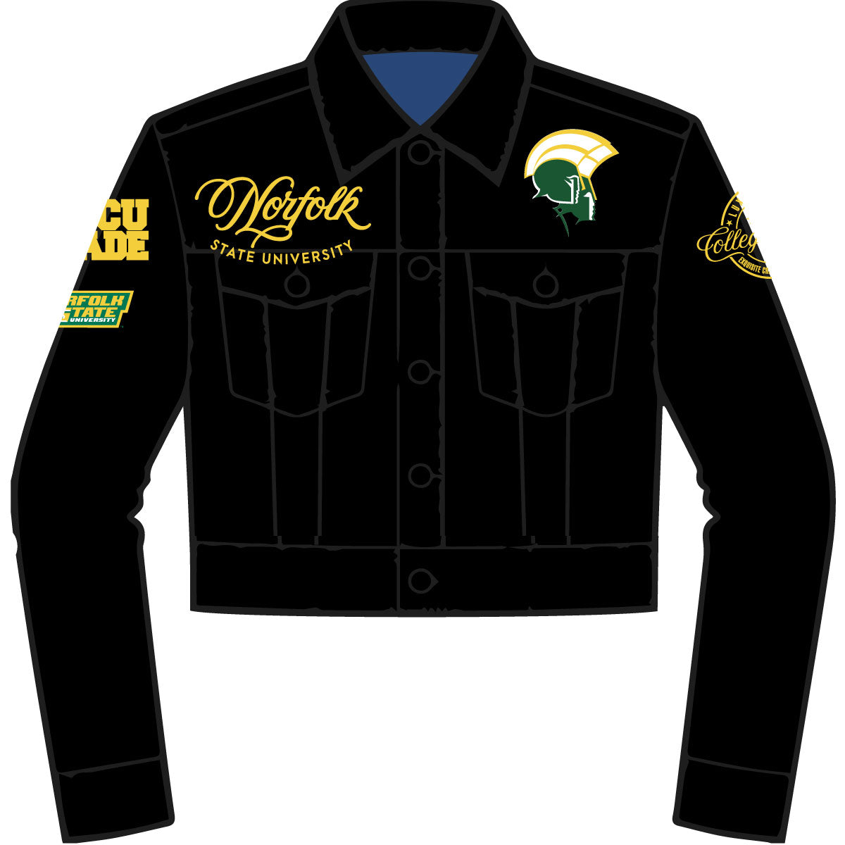 NORFOLK ST. | CROP DENIM JACKET(a**