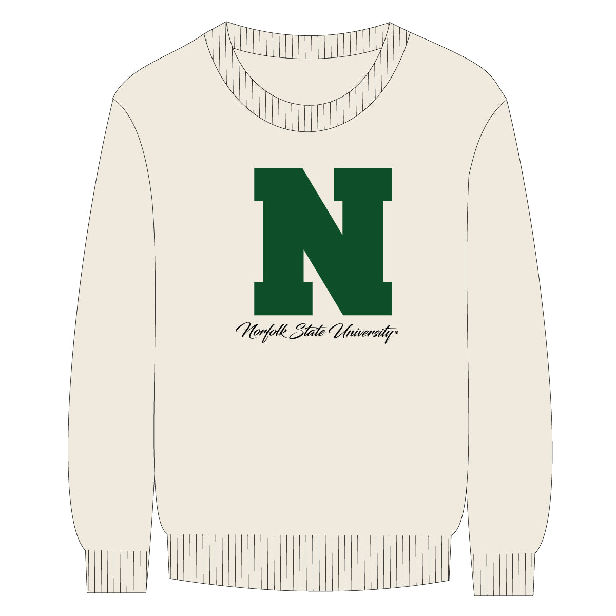 NORFOLK PEARLED IVORY Sweater