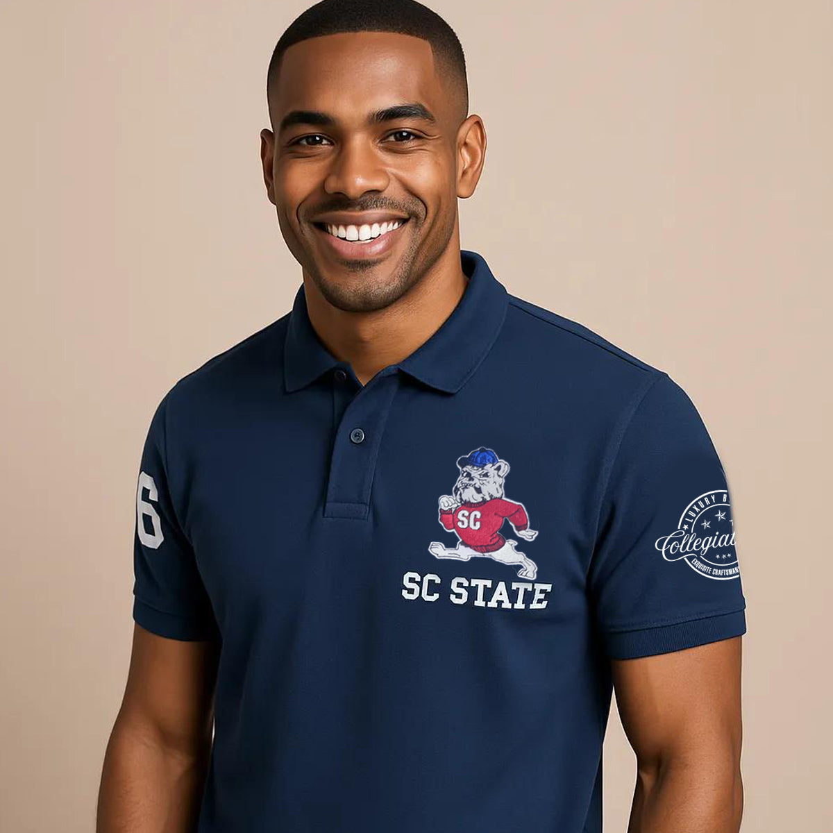 SC STATE | The Iconic Bulldogs. Polo Shirt ( ari** – collegiateluxe