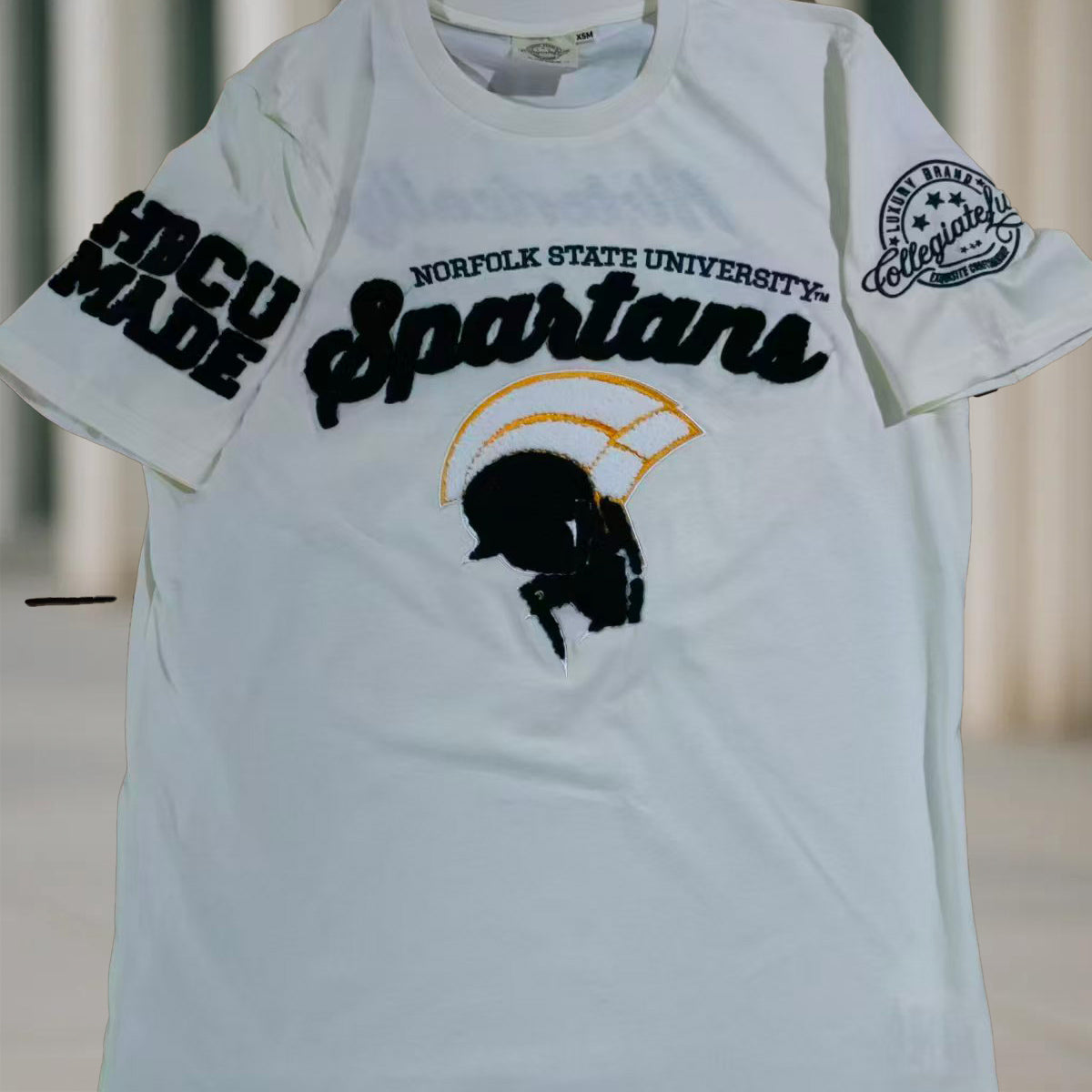 NORFOLK ST.  | Spartans Cream Chenille Tees (09/08**