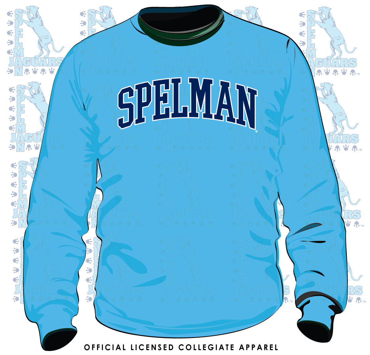 SPELMAN | VINTAGE ARCH Baby Blue Sweatshirt