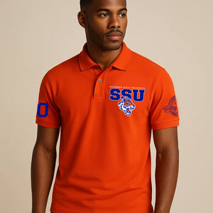 SAVANNAH STATE | The Iconic TIGERS Polo Shirt (8/06**