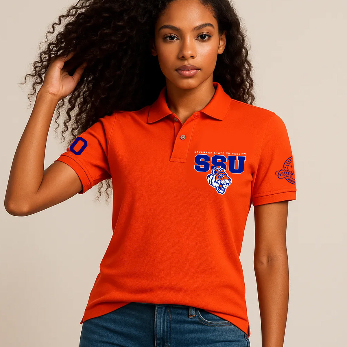 SAVANNAH STATE | The Iconic TIGERS Polo Shirt (8/06** – collegiateluxe