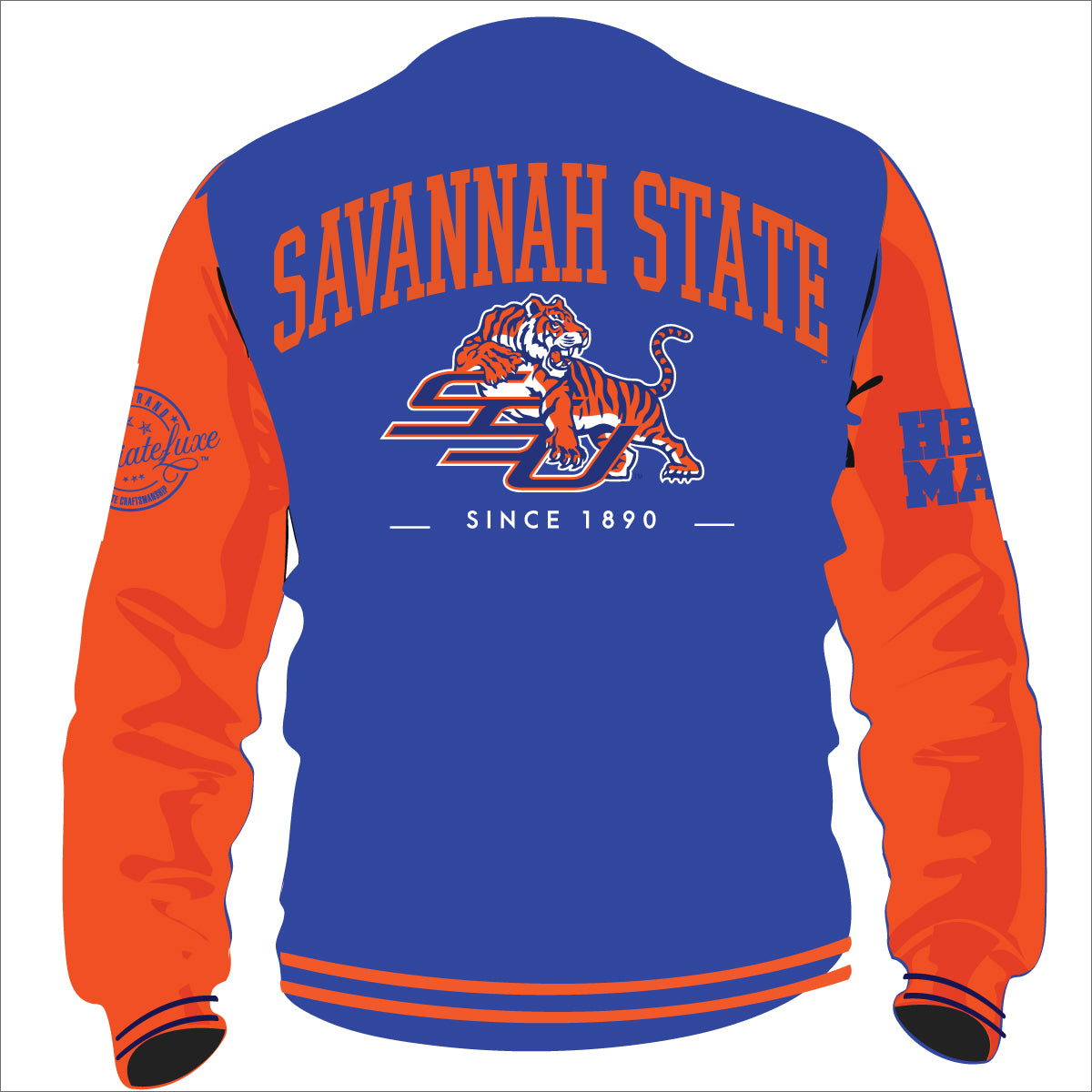 SAVANNAH STATE | VARSITY SWEATSHIRTS Chenille Embroidery  | Unisex Fit