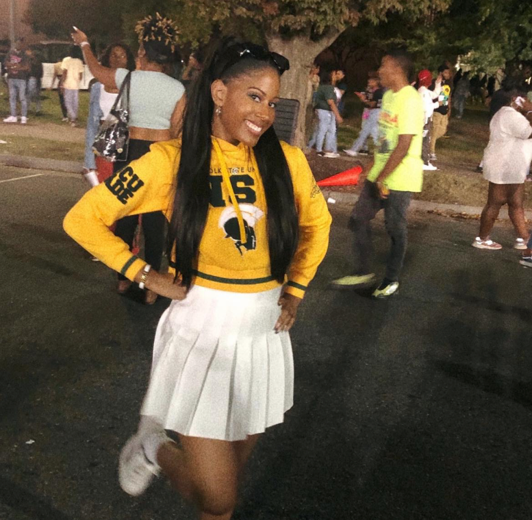 NORFOLK ST.  | NSU Chenille CROP TOP  GOLD HOODIE (a**
