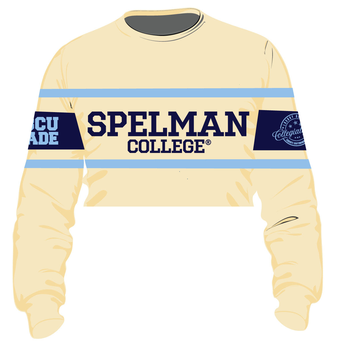 Pre Order ( Ship Sept 15) SPELMAN | Chenille Cream Stripe Crop (a*