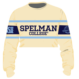 Pre Order ( Ship Sept 15) SPELMAN | Chenille Cream Stripe Crop (a*