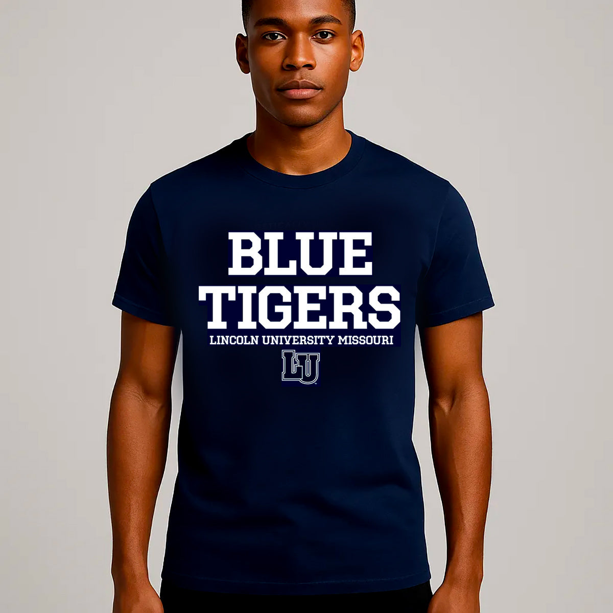 LINCOLN MO | BLUE TIGERS | Navy Unisex Tees – collegiateluxe