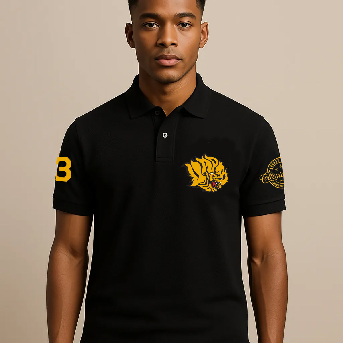 Arkansas at Pine Bluff | UAPB Iconic GOLDEN LIONS Polo Shirt (a