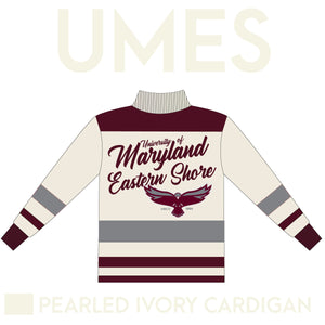 UMES  Cardigan PEARLED IVORY