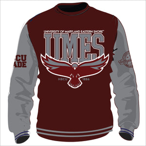 UMES VARSITY SWEATSHIRTS Chenille Embroidery  | Unisex Fit