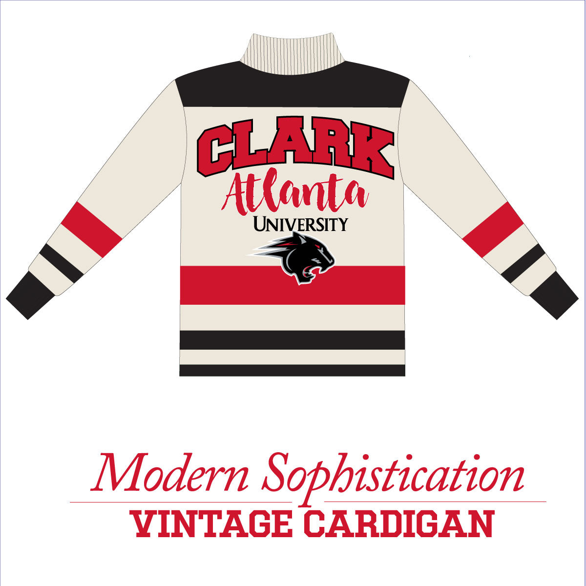 CLARK ATLANTA | Cardigan PEARLED IVORY (ari** – collegiateluxe